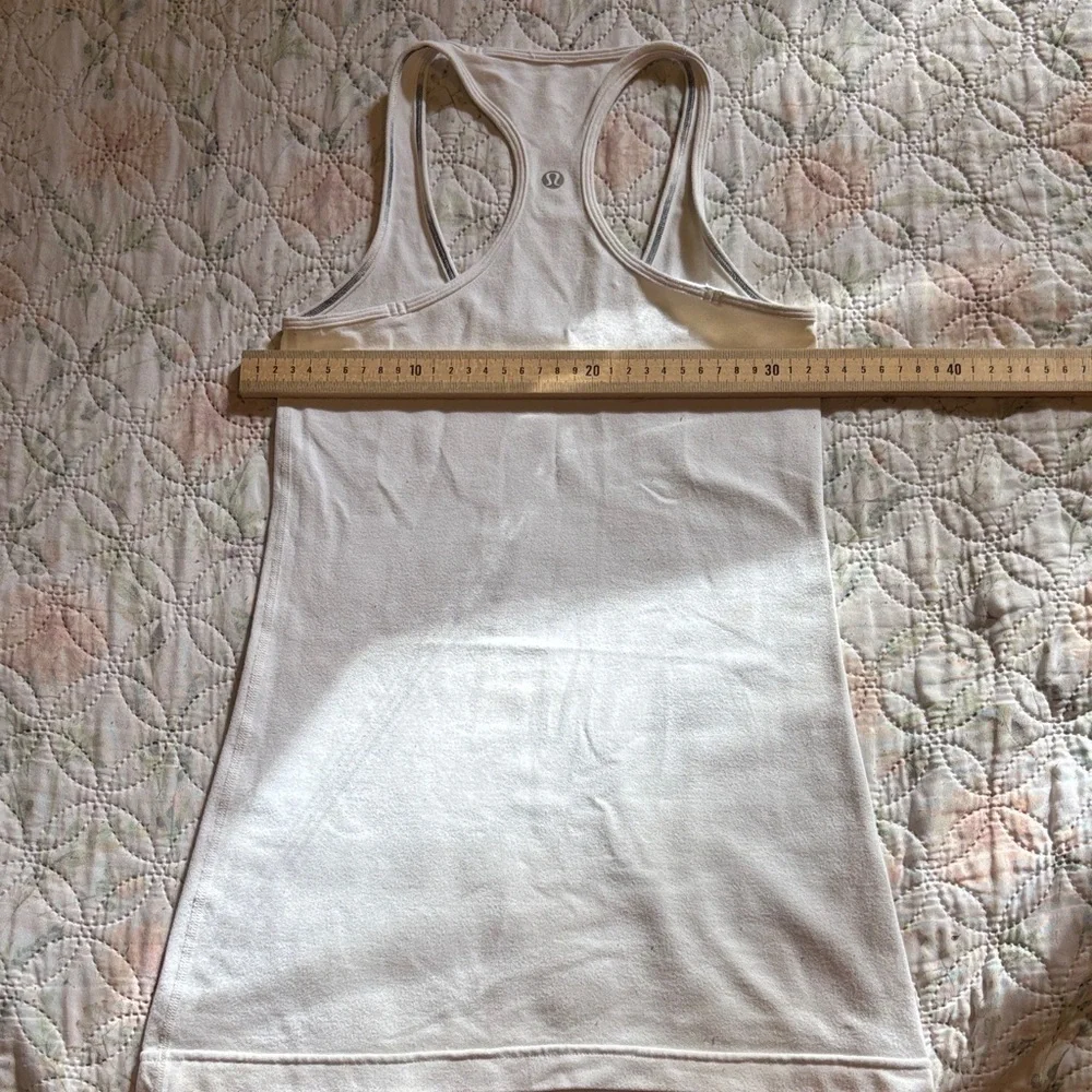 Lululemon Athletica White Tank Top